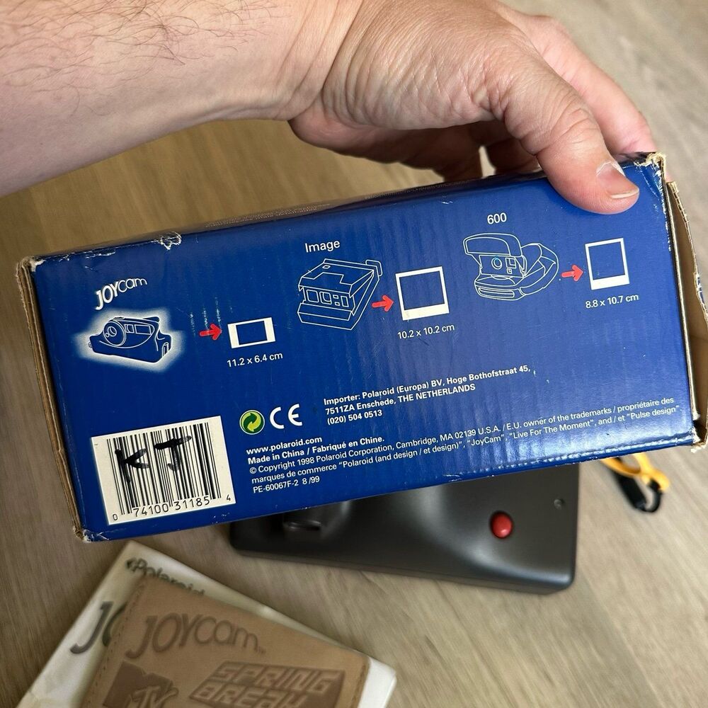 Vintage Y2K Polaroid Instant JoyCam in Box with Manual Bonus MTV Photo Holder - Picture 6 of 10